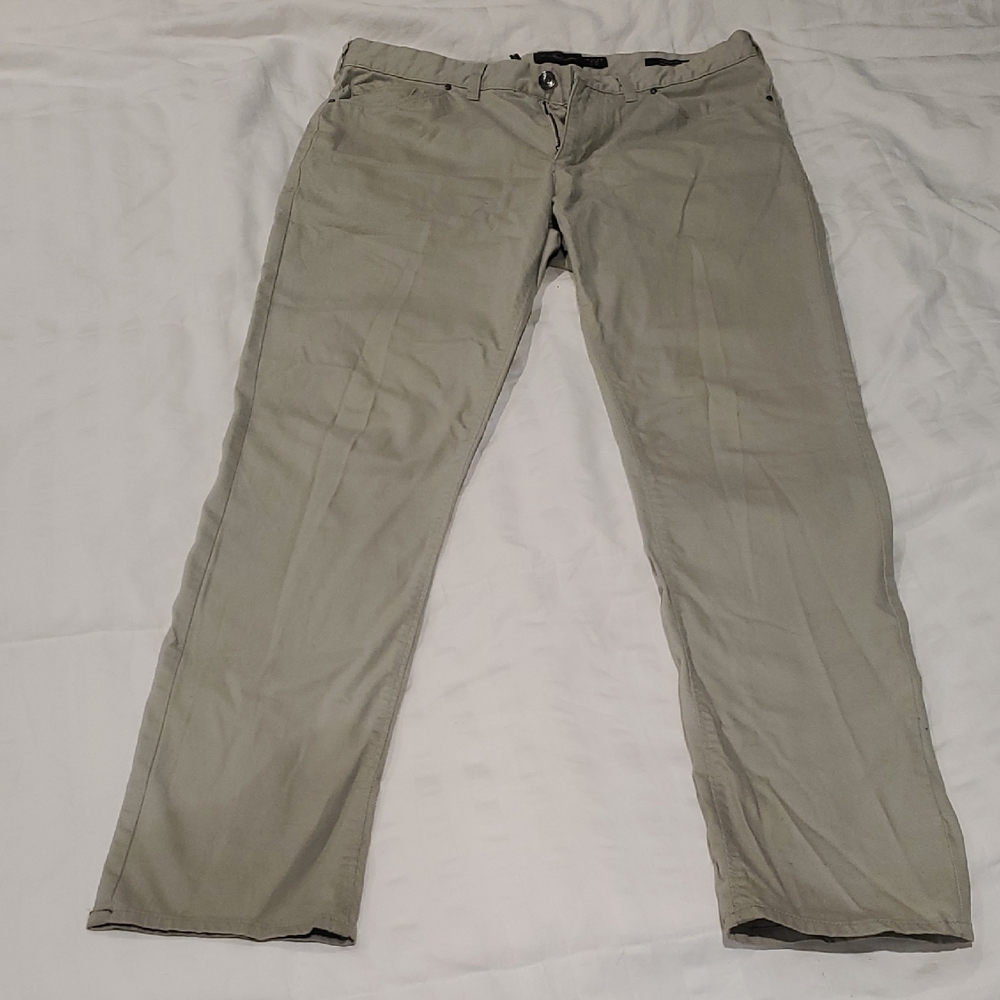 Black Brown 1826 Beige Straight Leg Pants
